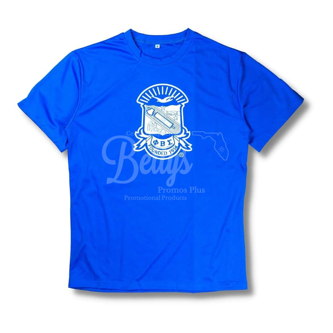 Phi Beta Sigma Φβς Shield Performance Screen Printed T-Shirt