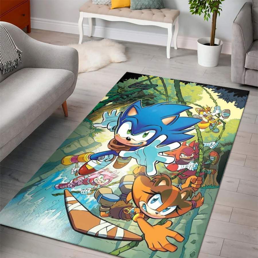 Sonic The Hedgehog FN200218 Gaming Area Rug – Floor Decor The US Decor