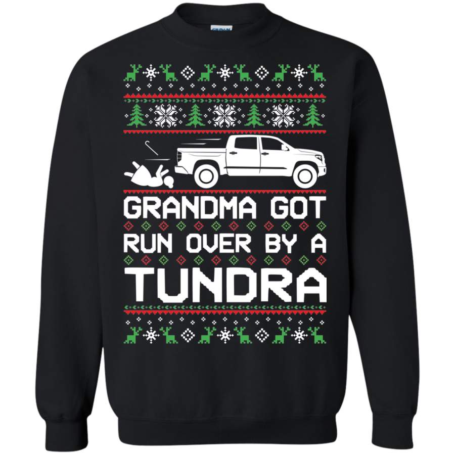 Toyota Tundra Ugly Christmas Grandma Got Run Over Crewneck Sweatshirt