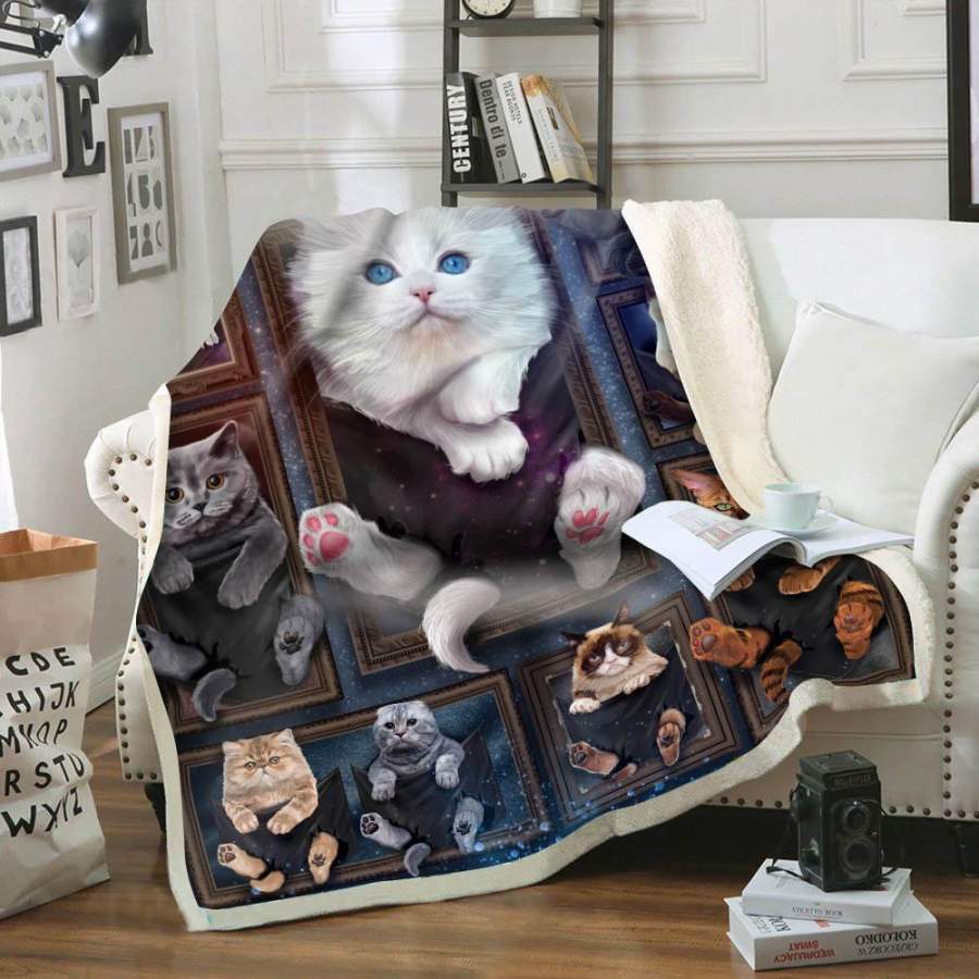 Eva Angora Cat Blanket Trending Gift For Cat Lovers