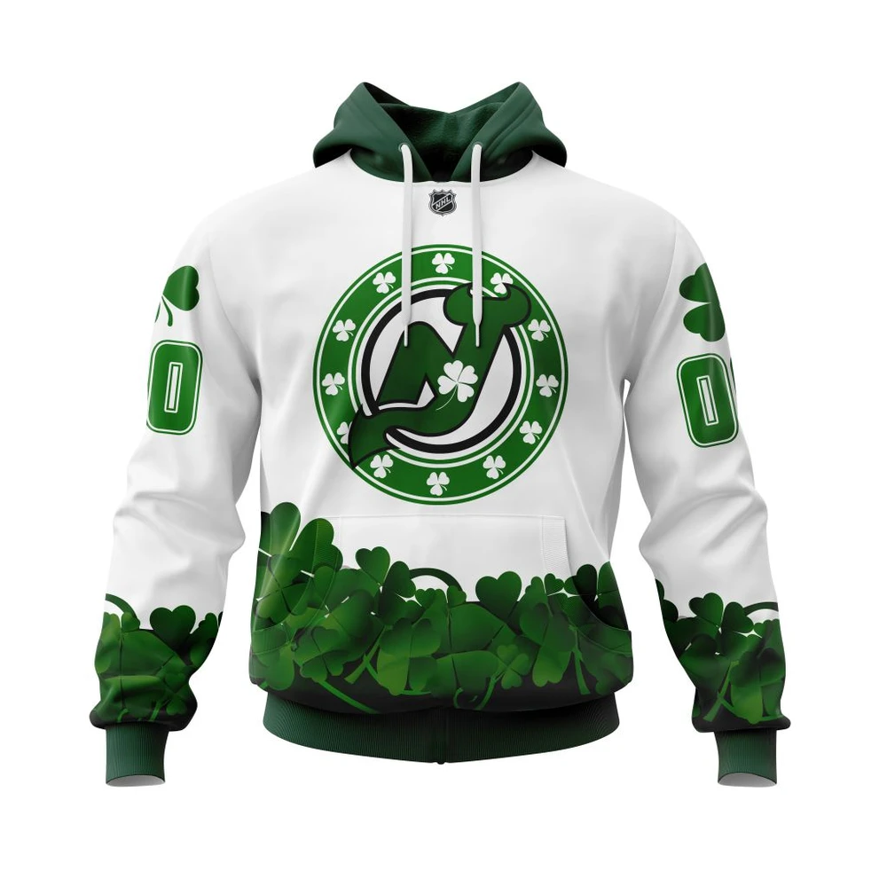 Hoodie New Jersey Devils, Happy St.Patrick Days Jersey V0522 Qtnhl080524A3848Hd