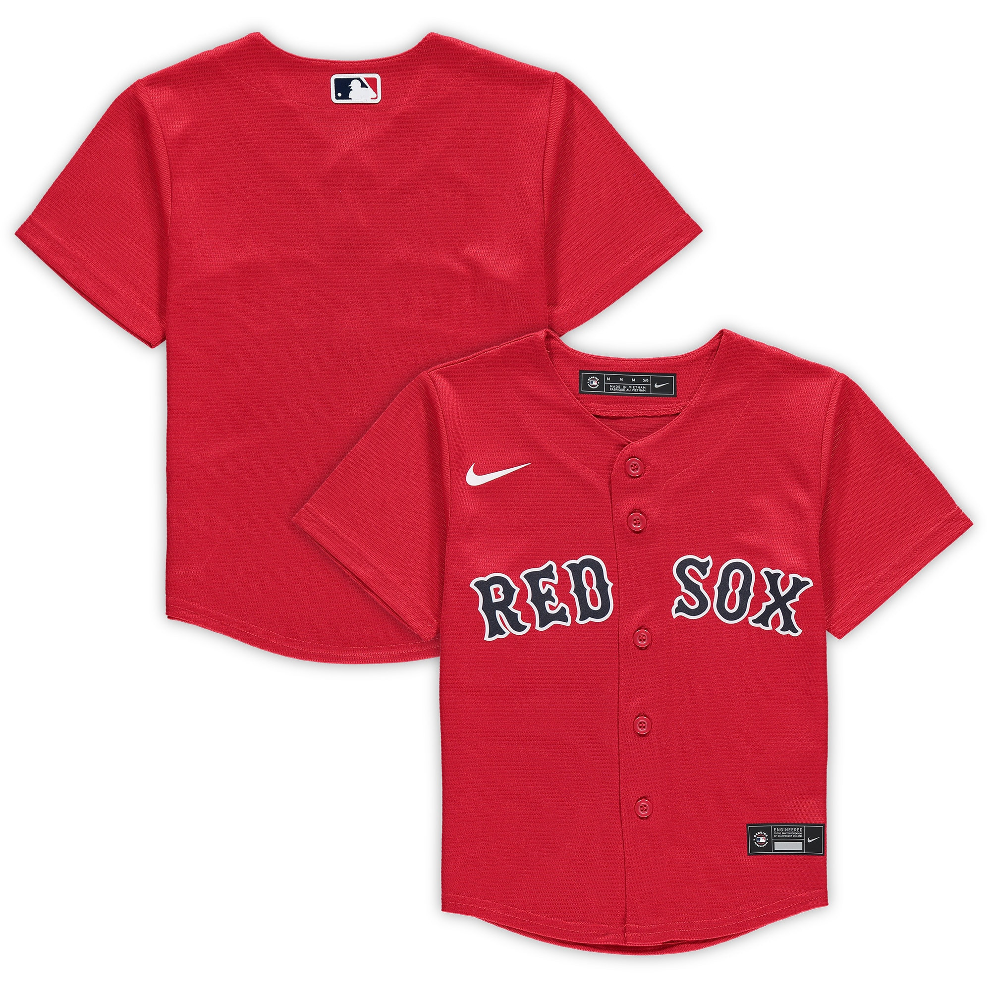 Boston Red Sox Preschool Alternate Replica Team Jersey – Red MLB