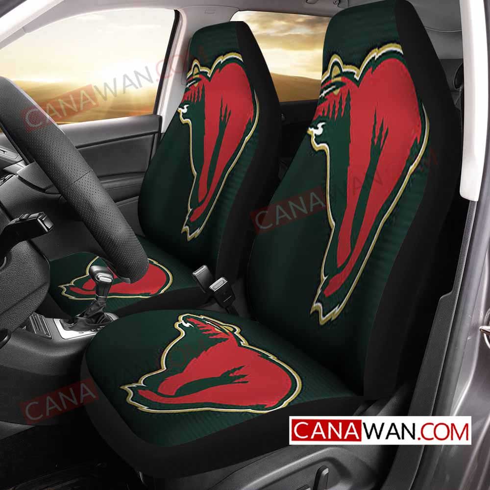 Minnesota Wild Style014 3D Customized Personalized Car Seat Cover