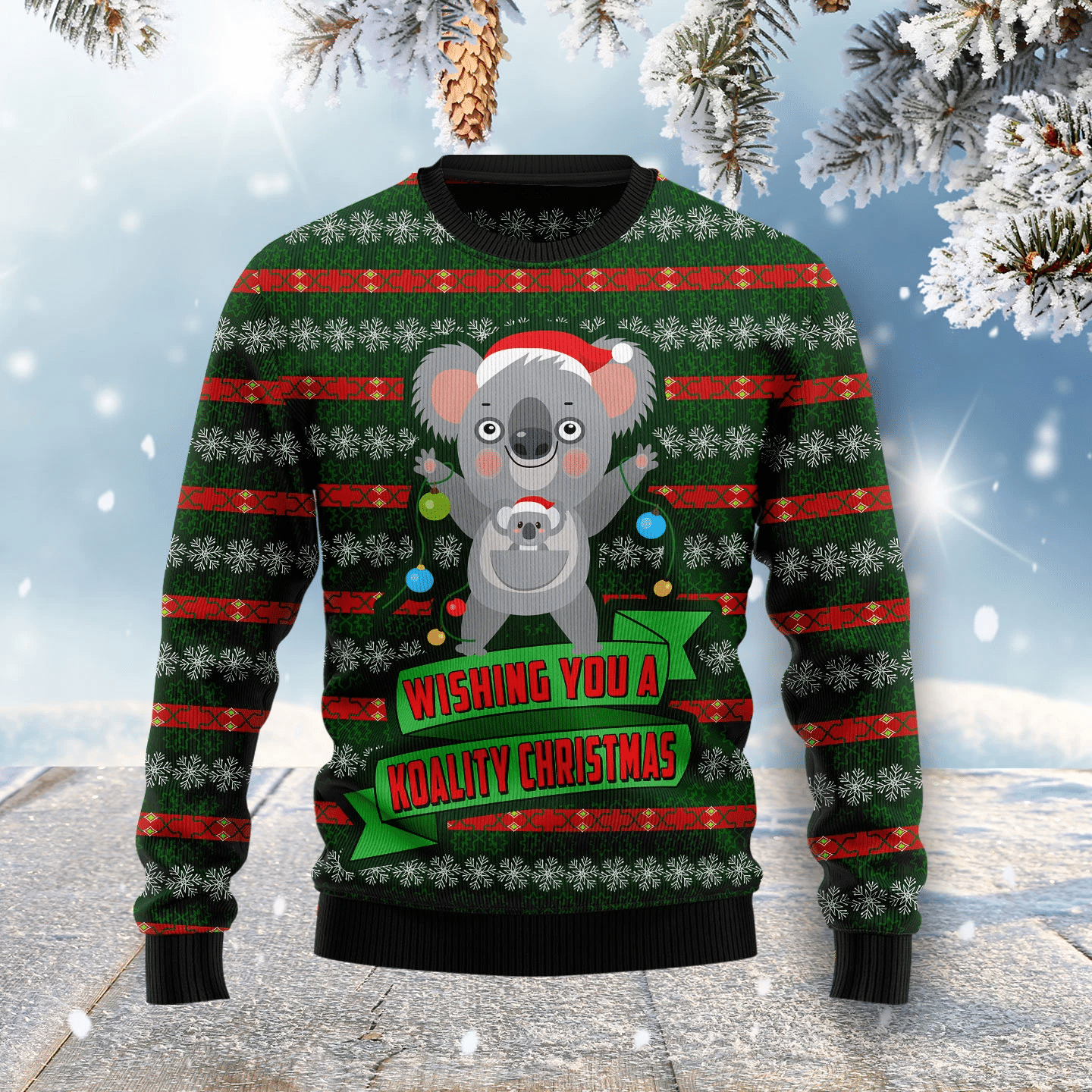 Wishing You A Koality Christmas Ugly Sweater