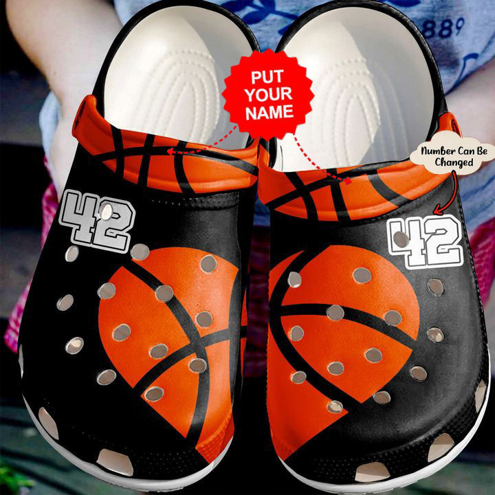 Basketball – Basketball Personalized Heart Clog Shoes For Men And Women