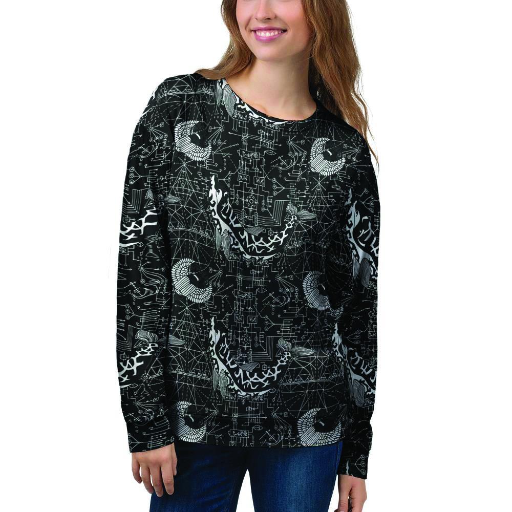 Dolphin Gothic Witch Women’S Sweatshirt