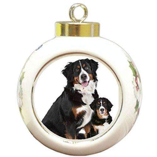 Bernese Mountain Dog Adult Puppy Christmas Holiday Ornament