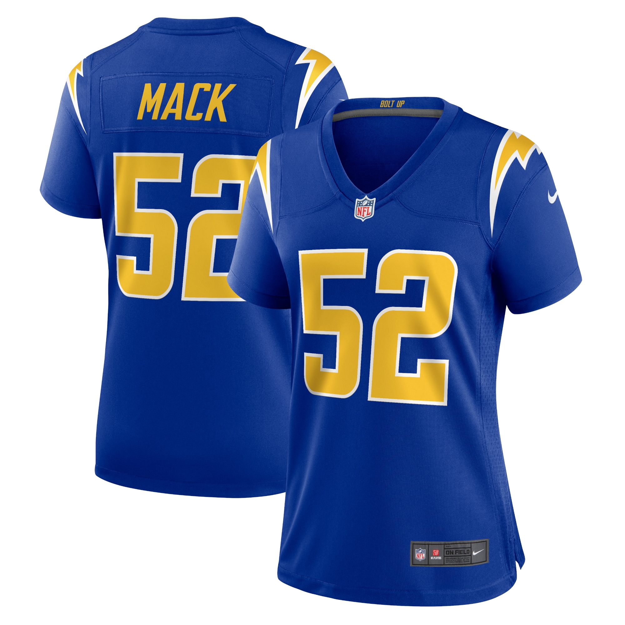 Women’s Los Angeles Chargers Khalil Mack Royal Alternate Game Jersey