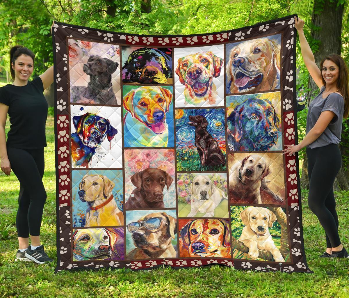 Labrador Dog Quilt Blanket Amazing