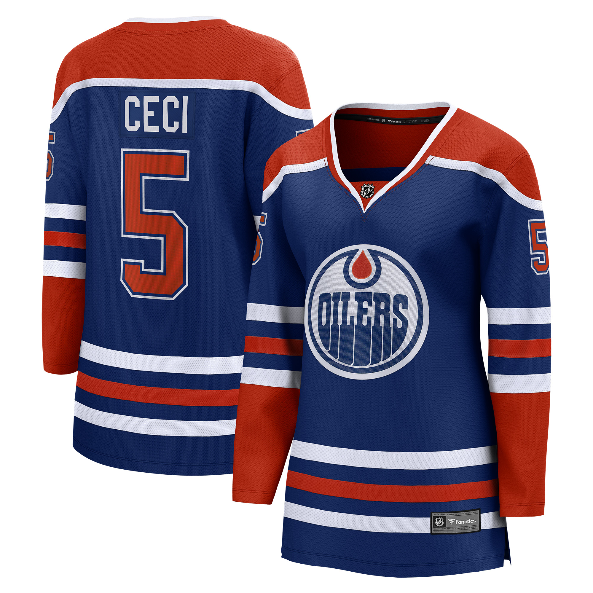 Cody Ceci Edmonton Oilers Branded Women's Home Breakaway Player Jersey – Royal