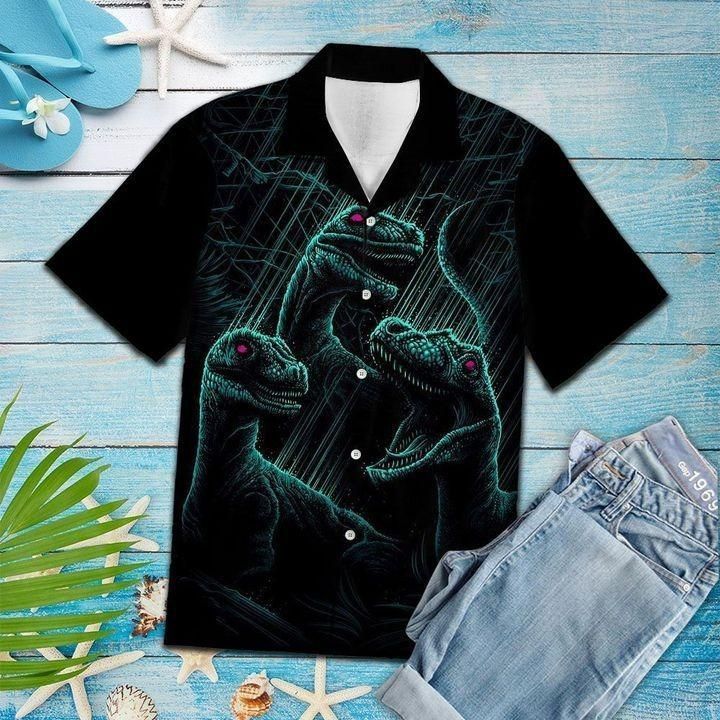 Amazing Dinosaur Hawaiian Shirt Dinosaur Related Gifts