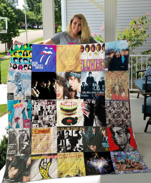 The Rolling Stones Merch Albums Premium Quilt Blanket For Fans