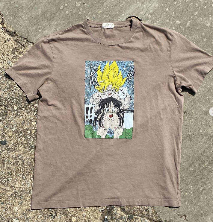 Dragonball Z Goku Chi Chi Bootleg Shirt Outfit