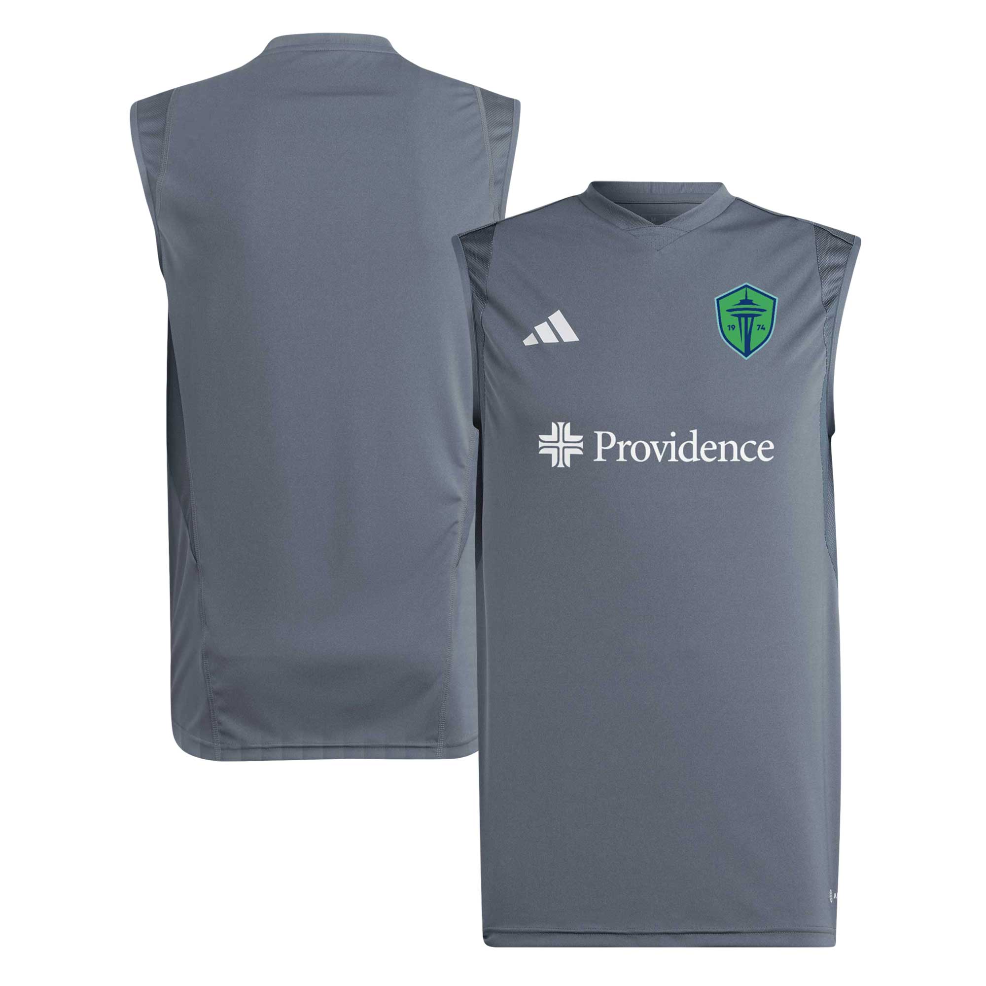 Seattle Sounders FC 2024 AREOREADY Sleeveless Training Jersey – Gray