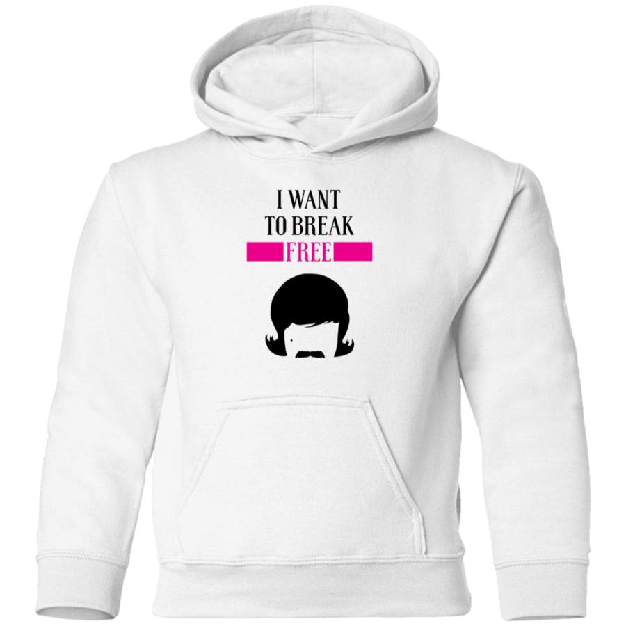 AGR I WANT TO BREAK FREE Toddler Pullover Hoodie