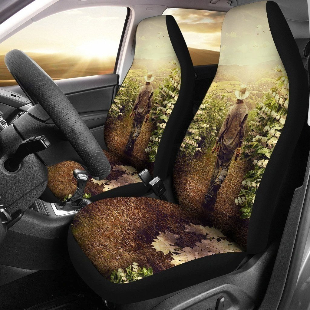 Amazing Farmer Car Seat Covers Lt03