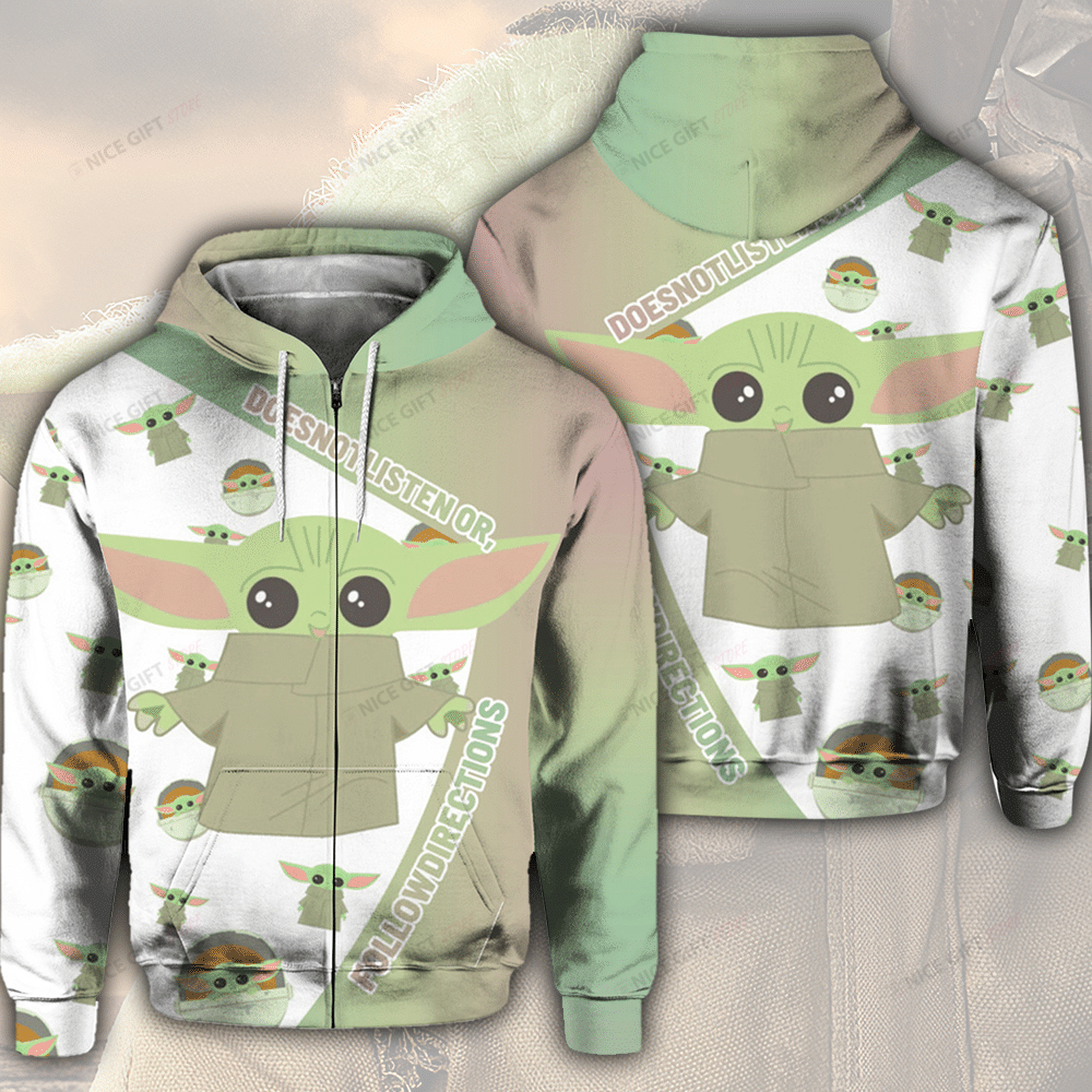 Does Not Listen Or Follow Directions Zip Hoodie 3D 3Zh-C4H9