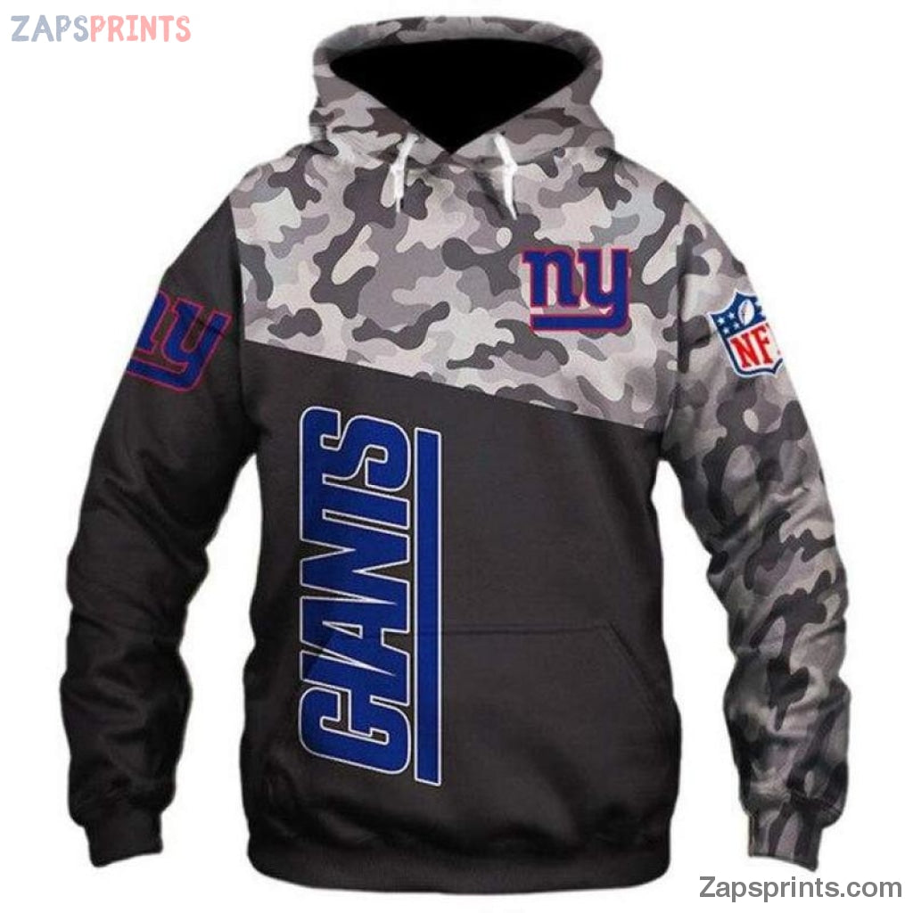 New York Giants Camo Hoodie Gift For Fan Football Lovers