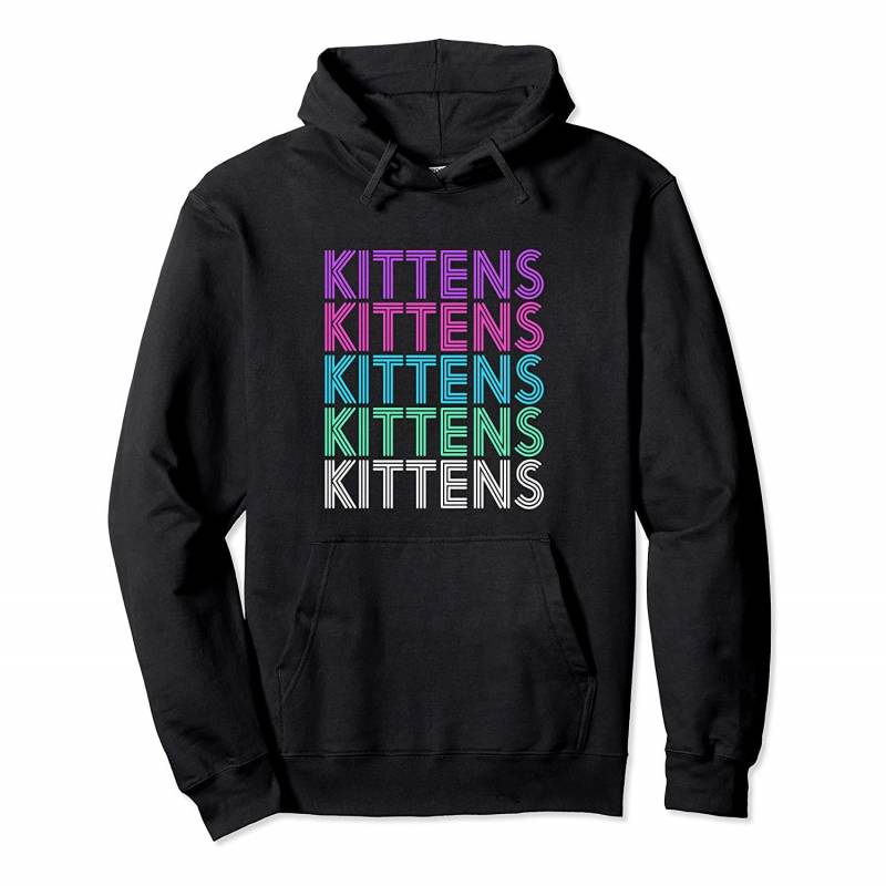 Retro Kitten Gift for Her Women or Girls Pullover Hoodie, T-Shirt, Sweatshirt, Tank Top, Racerback, Dolman