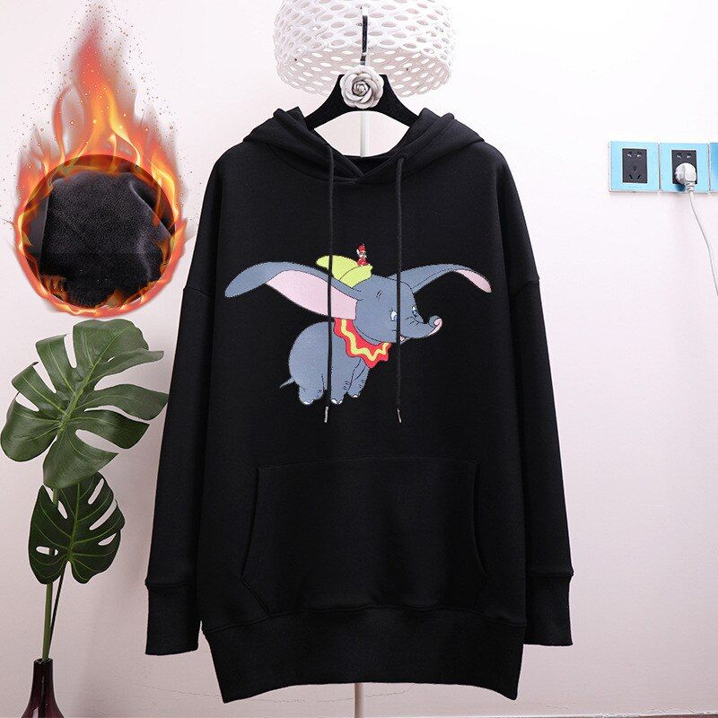embroidered bow Fashion hooded sweatshirt