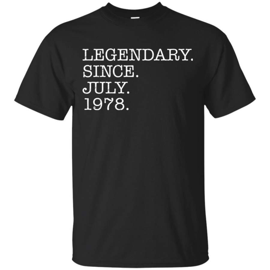 July 1978 Retro Vintage 40th Birthday Decorations Unisex T-Shirt