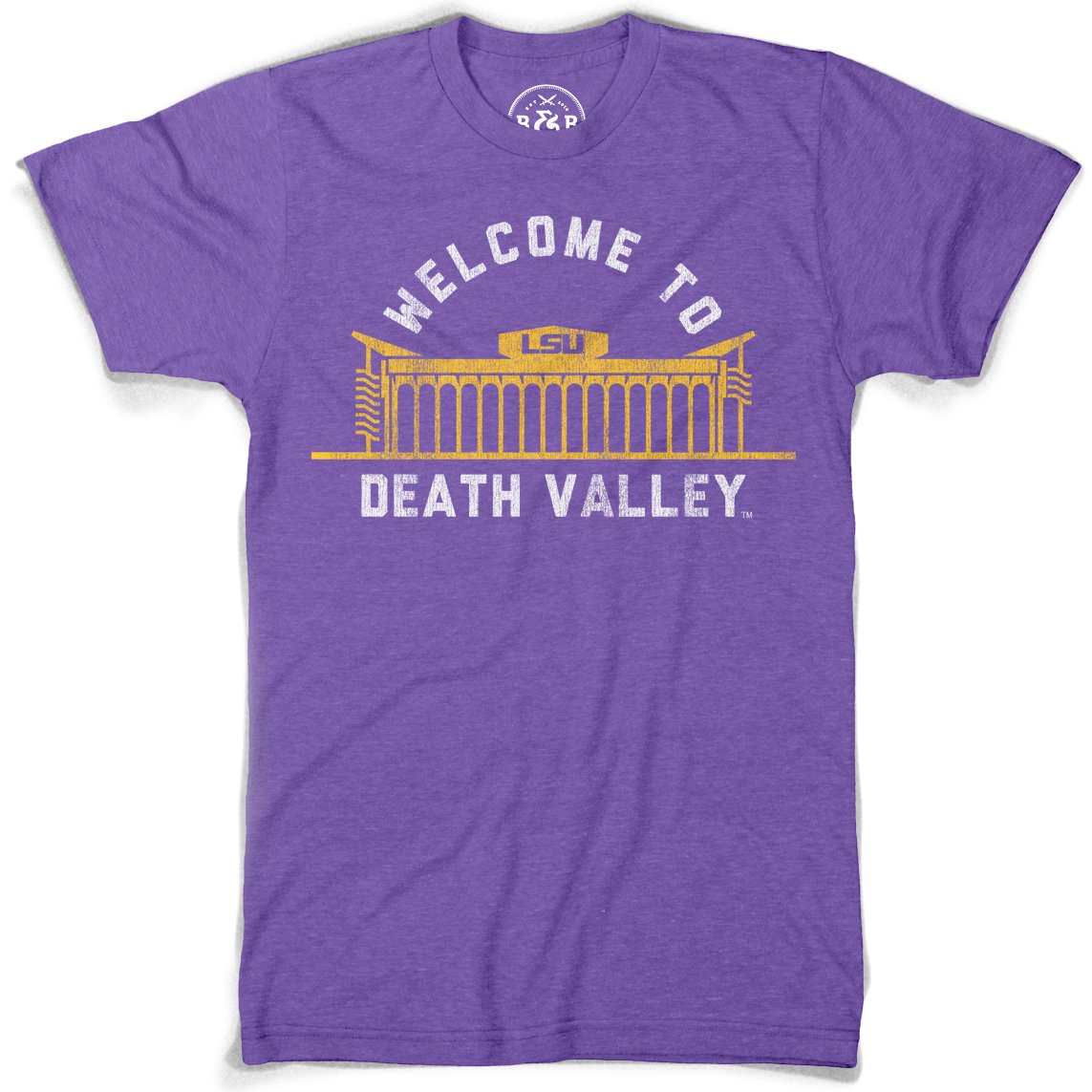 B&B Dry Goods LSU Tigers Welcome To Death Valley T-Shirt – Purple