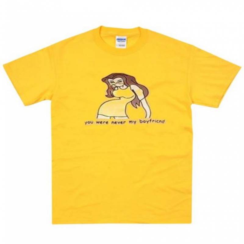 You were never my boyfriend yellow T-Shirt