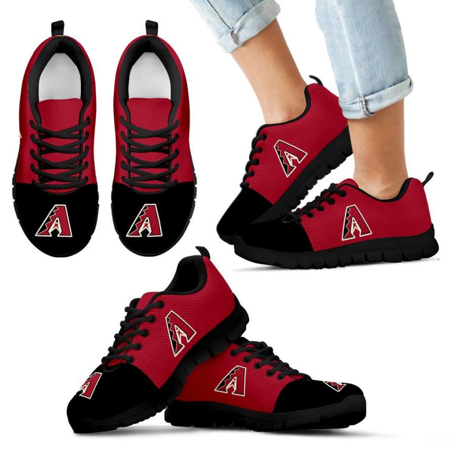 Two Colors Aparted Arizona Diamondbacks Sneakers