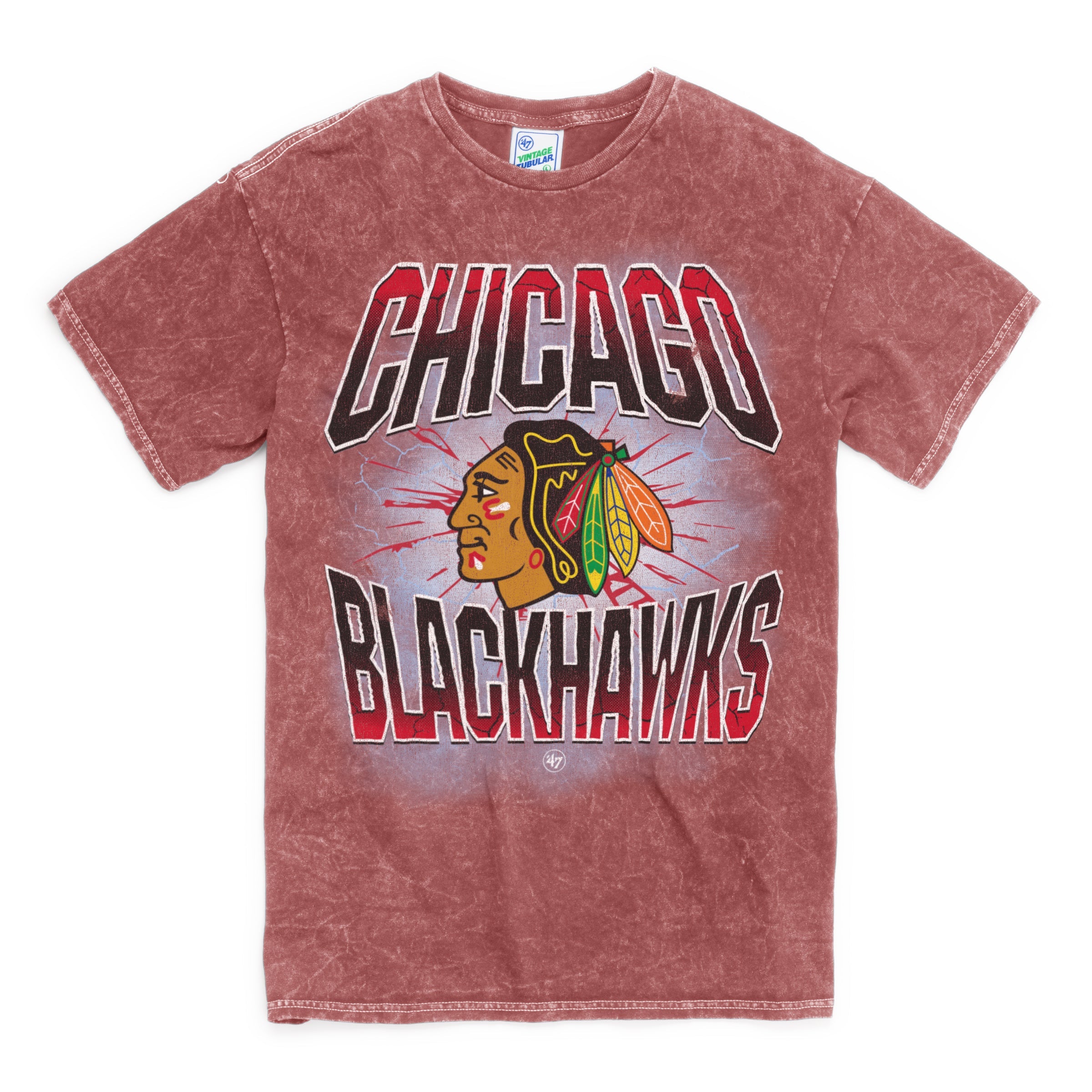 Chicago Blackhawks Bottle Rocket  Vintage Tubular Tee/Unisex Tee/3Xl