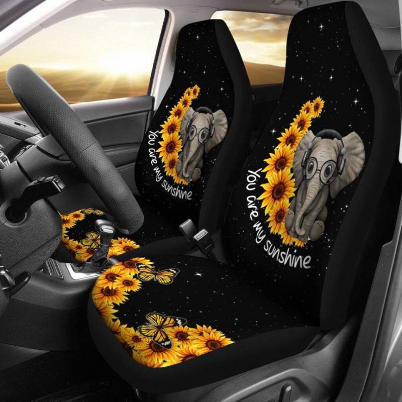 Sunflower Elephant Car Seat Cover VU200706