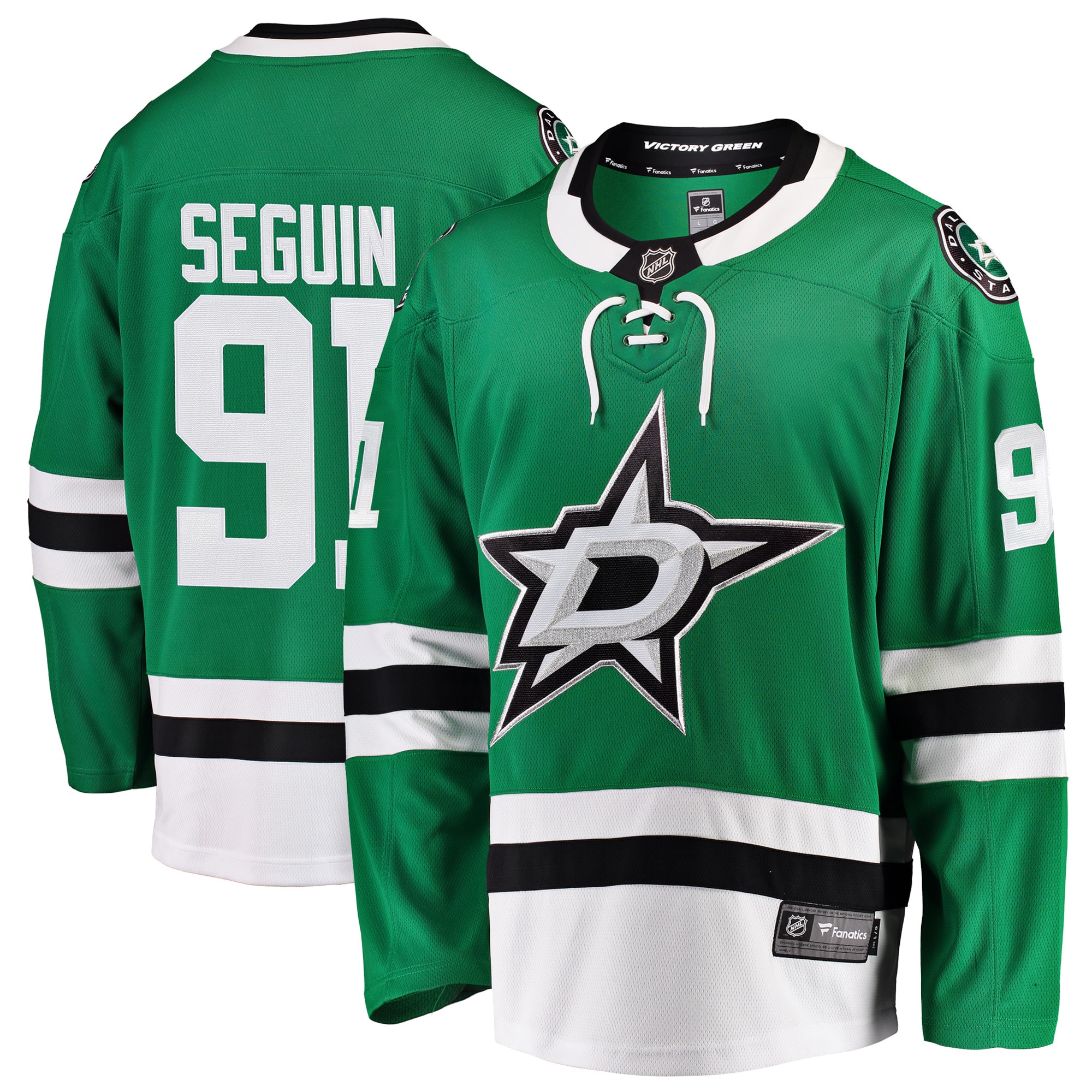 Tyler Seguin Dallas Stars Branded Breakaway Home Jersey – Kelly Green