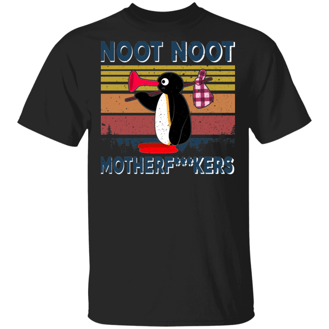 Mother’S Day Penguin Shirt Vintage Retro Noot Noot Motherf***Ker Funny Mother’S Day Mom Penguin Lover Gifts T-Shirt