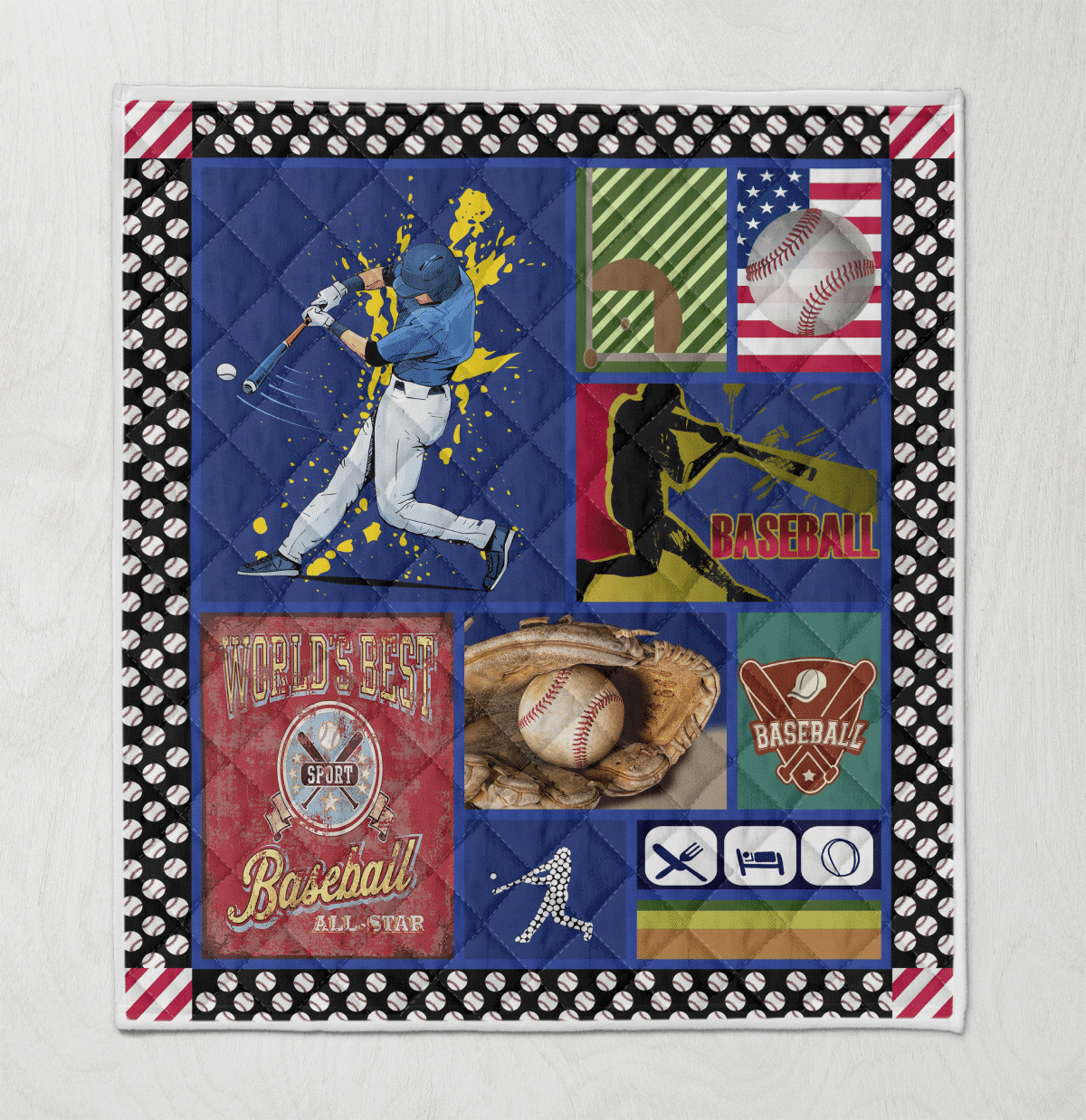 Baseball Lovers World Best Quilt Blanket Wq260972