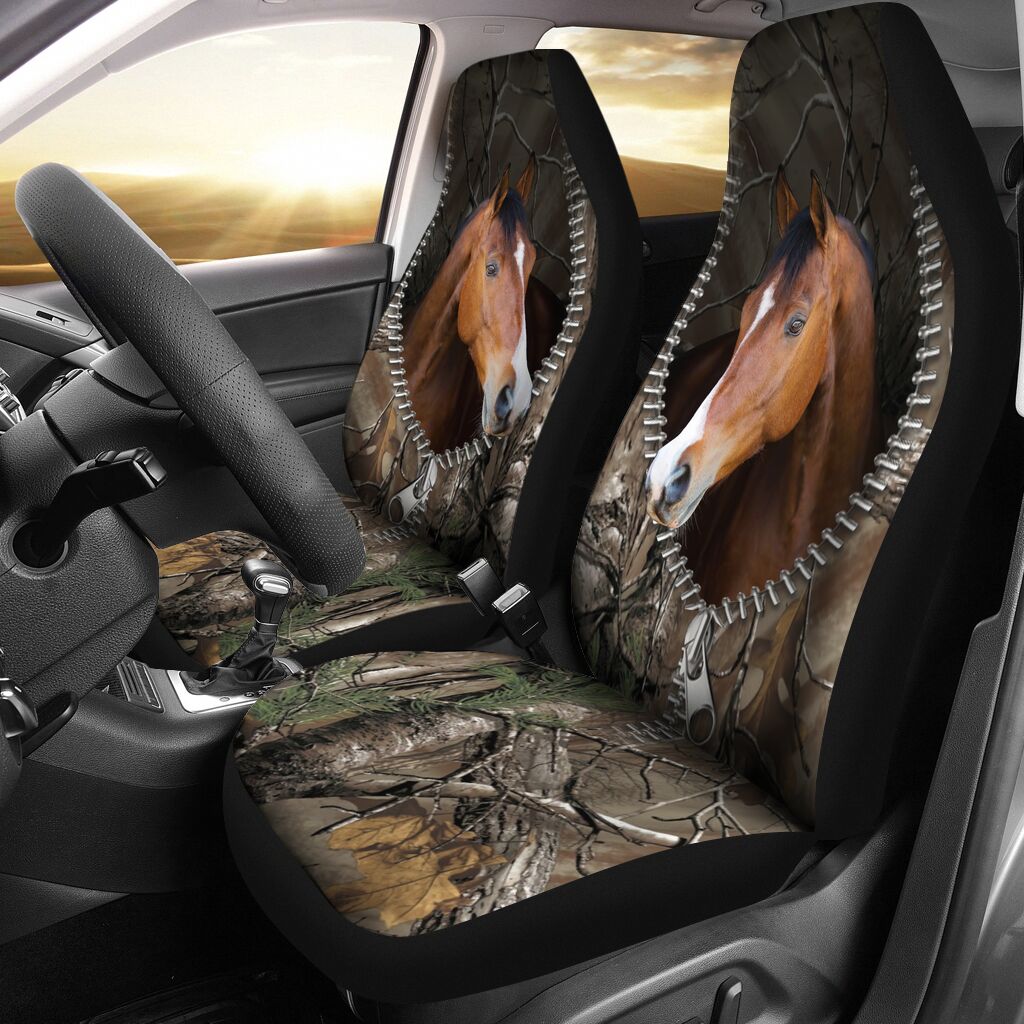 Wild Horse Camo Horse Seat Covers 0622