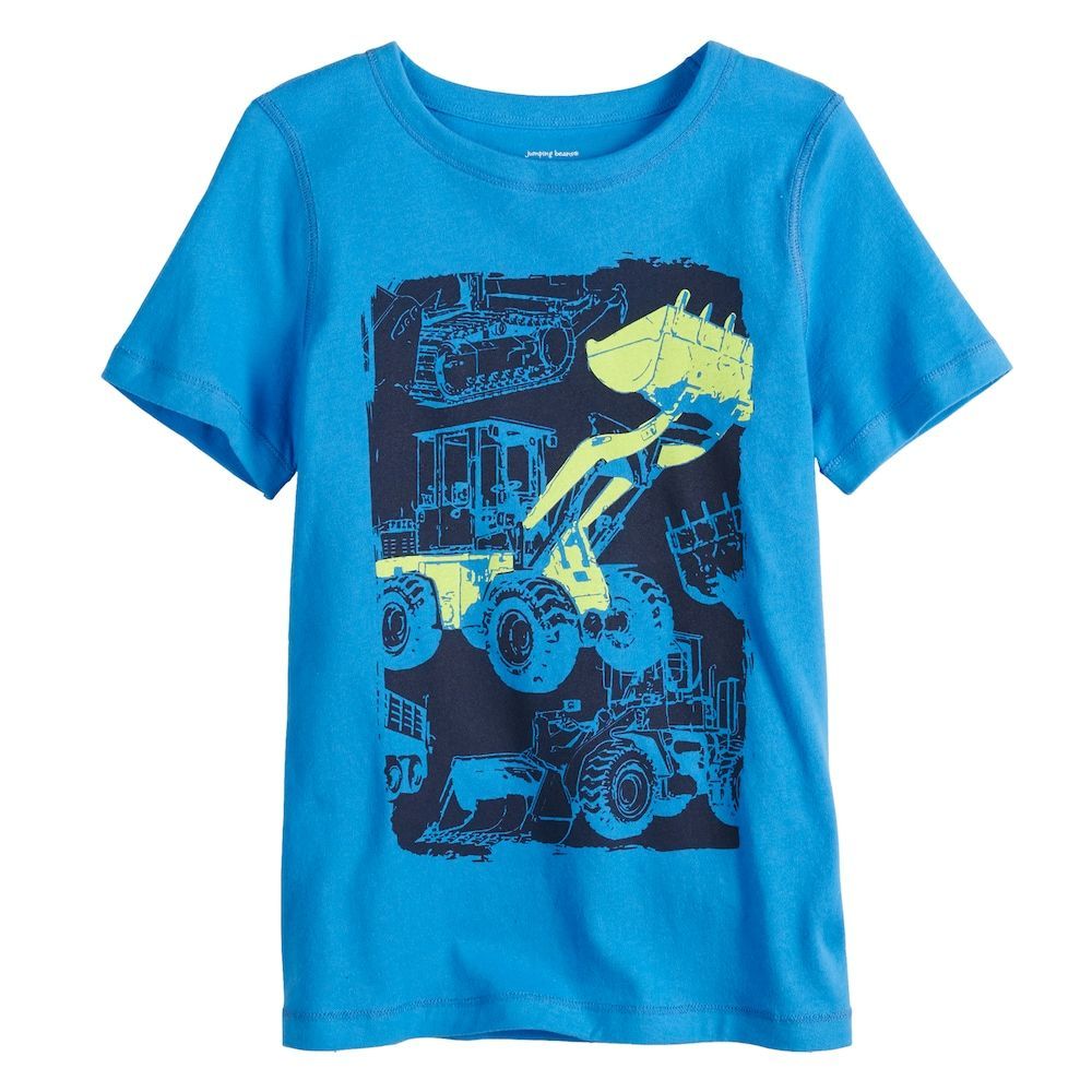 Boy Jumping Beans Adaptive Graphic Boy s 4t Med Blue shirt