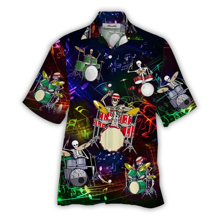 Apayprint Drum Skull Hawaii Shirt Ha92827