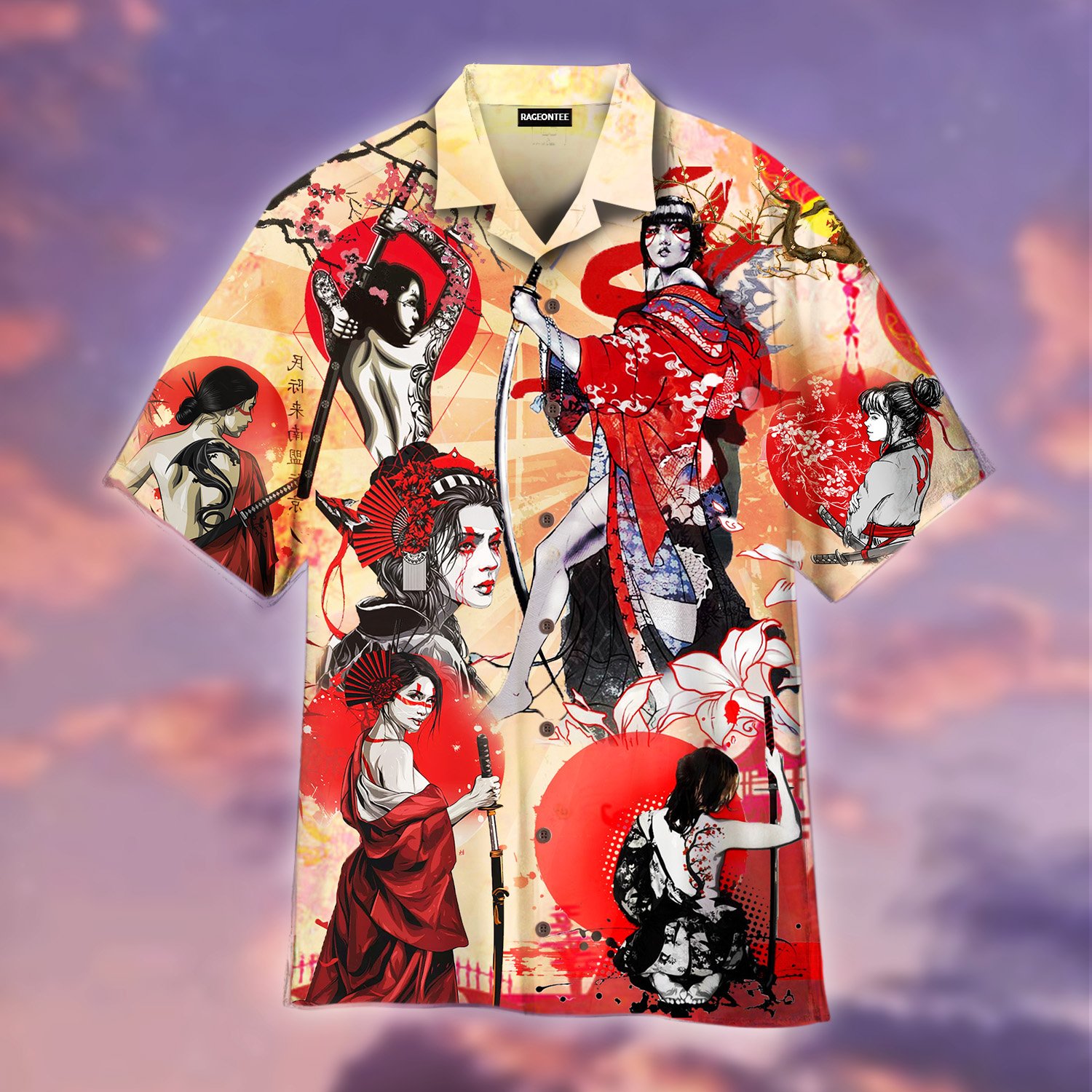 Samurai Girls Hawaii Shirt Unisex Adult Ha527