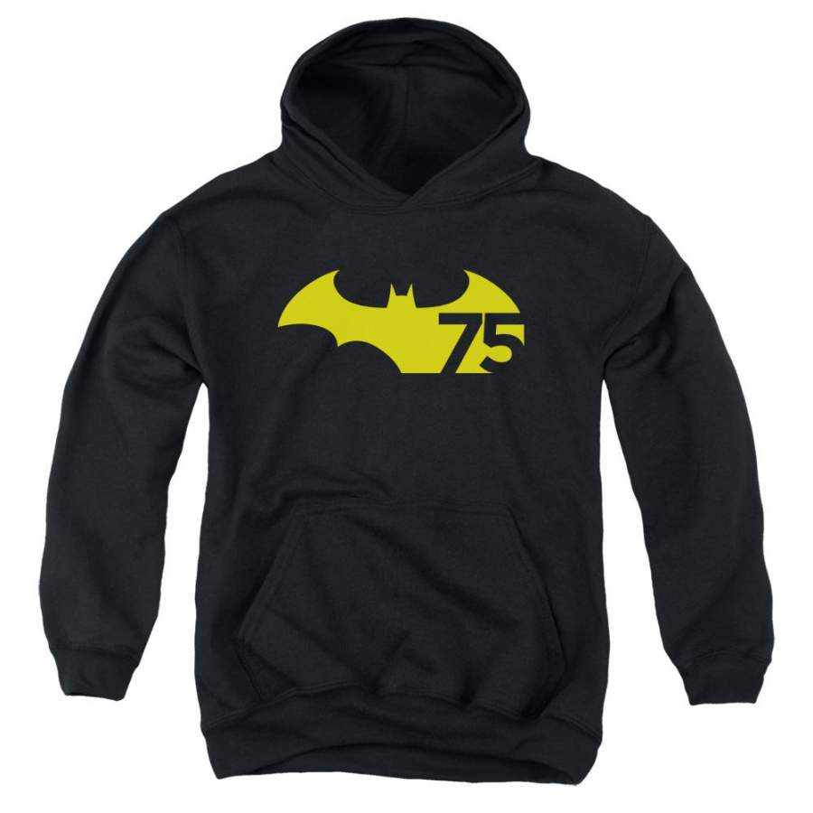 Batman – 75 Logo 2 Youth Pull Over Hoodie