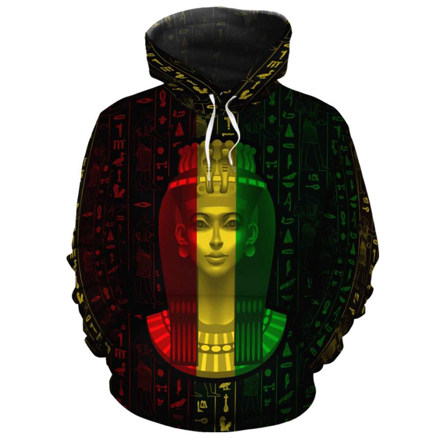 Queen Rasta All-over Hoodie