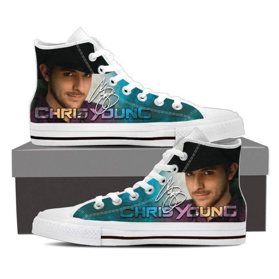 Chris Young Mens High Top Sneakers