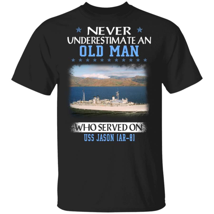 USS Jason AR-8 Veterans Day Christmas Gift T-Shirt