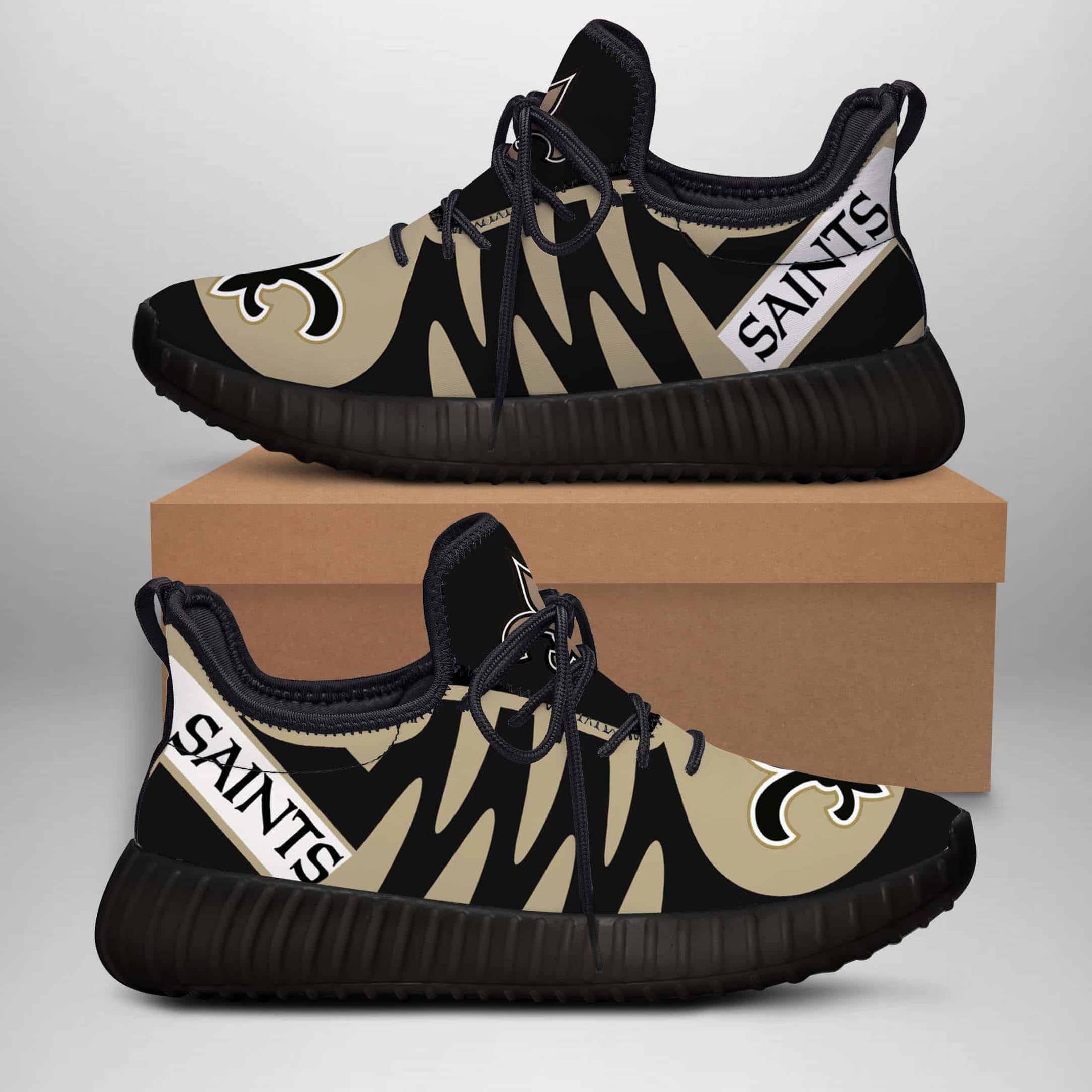 New Orleans Saints Yeezy Shoes Sneakers, Custom Yeezy Boost, Hypebeast Shoes, Custom Shoes, Custom Sneaker 10