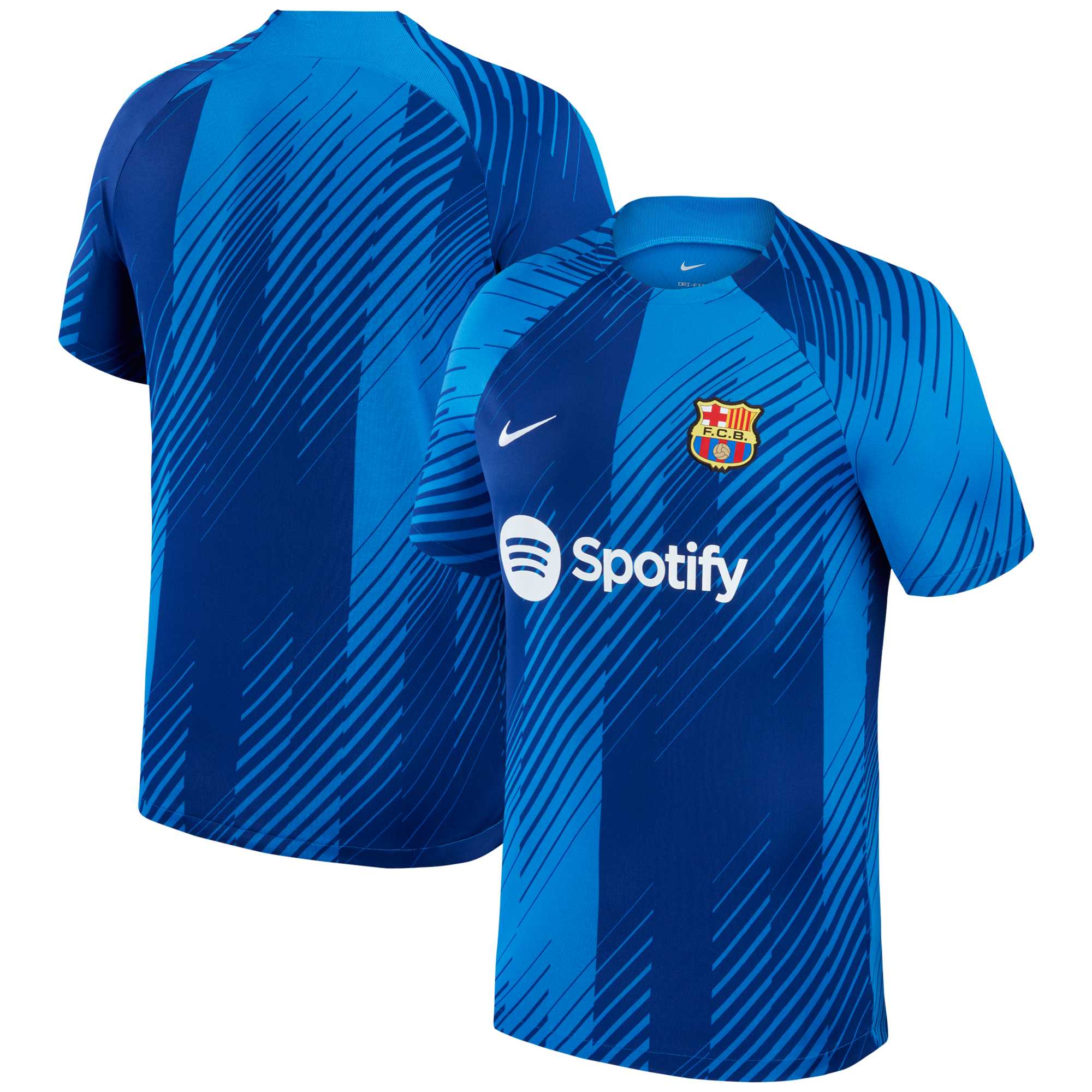 Barcelona 2023/24 Academy Pro Pre-Match Top – Blue