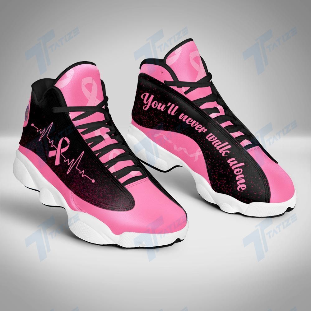 Breast cancer you’ll never walk alone 13 Sneakers XIII Shoes