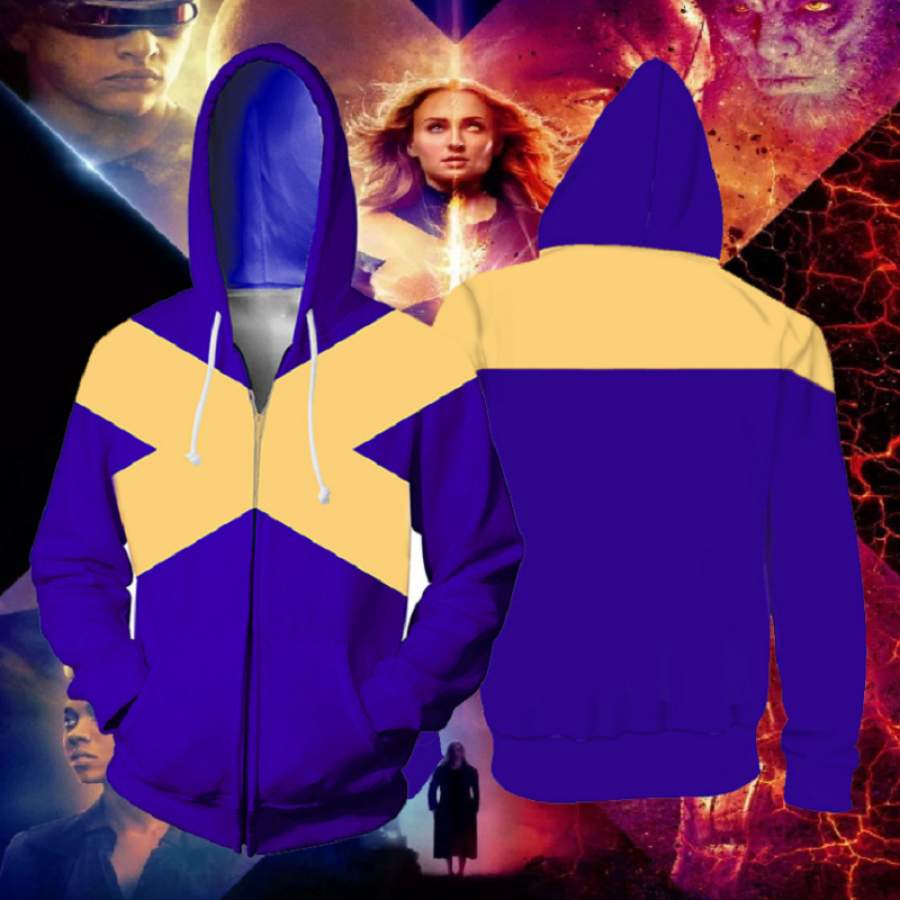 X-Men: Dark Phoenix Zip Up Hoodie CSOS701