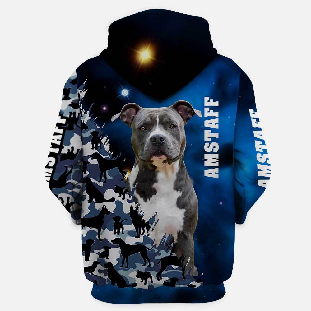 Amstaff 3D Full Printing Hoodie And T-Shirt – Wardrobe Collective