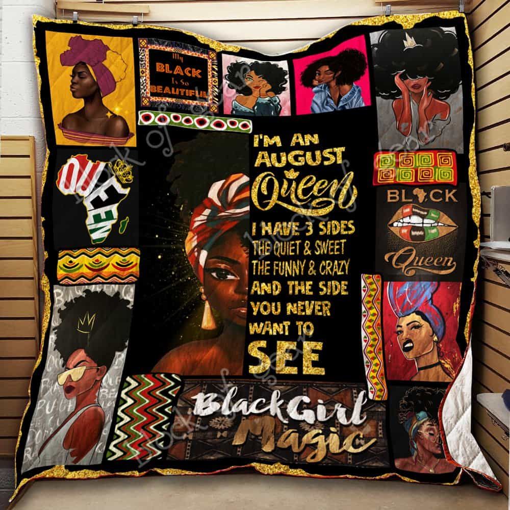 August Black Queen Cl18100027Mdq Quilt Blanket