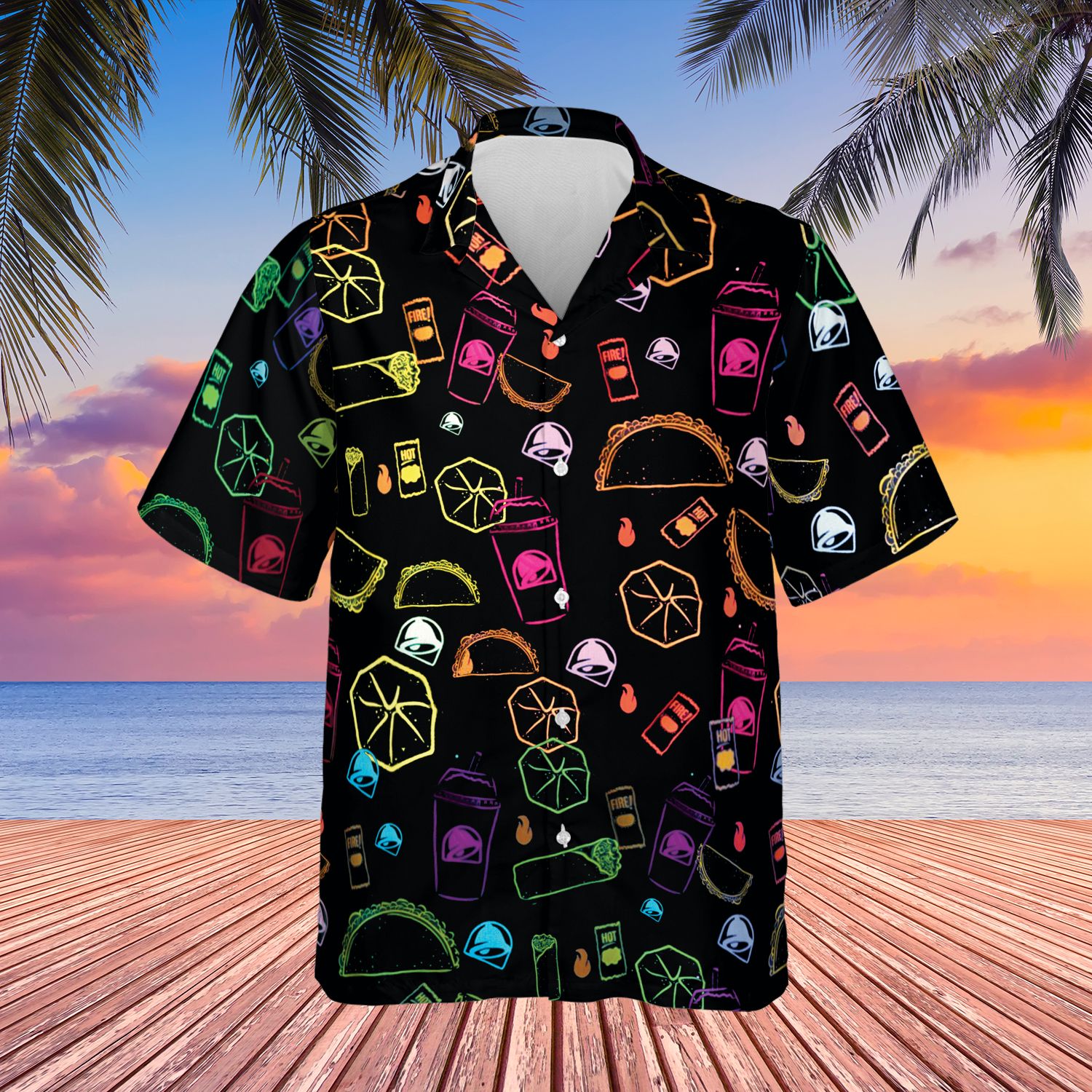 Taco Bell Hawaii Shirt Cool Summer Shirts For Guys Lover Gifts Ha30942