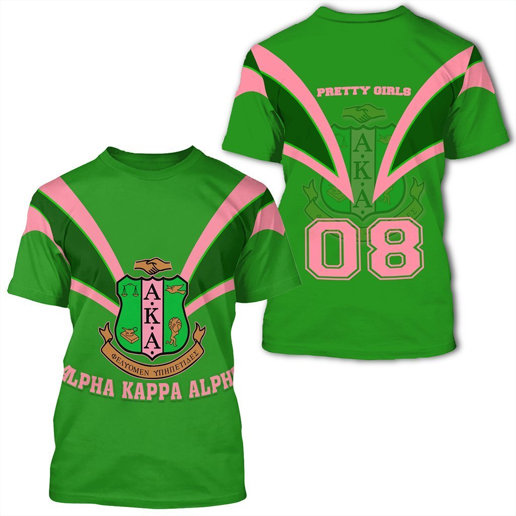 Greeklife T-Shirt – Alpha Kappa Alpha Greeklife T-Shirt Tusk Style