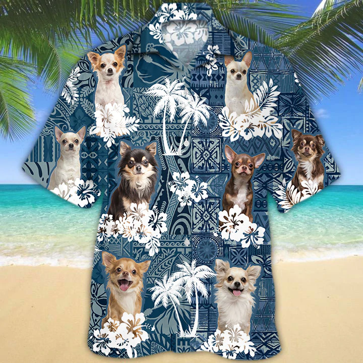 Chihuahua Hawaii Dog Summer Aloha Hawaii Shirt For Women Ha93289